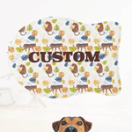 Personalized Fish Shaped Cat Mat with Tiger Print - Lifestyle Shot | Our Phoenix Rise