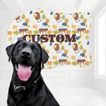 Personalized Fish Shaped Cat Mat with Tiger Print - Flat Lay | Our Phoenix Rise