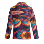 Colorful Wave Pajama Set - Detailed front view of shirt and pants | Our Phoenix Rise