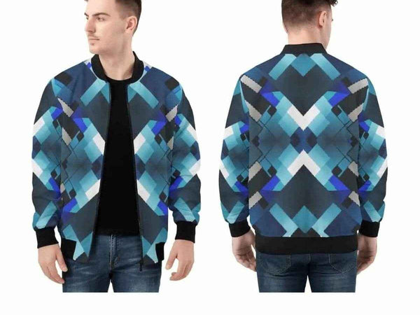 "Retro Pixel" Bomber Jacket | Shadowseeker | Iron Phoenix GHG