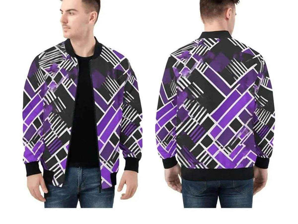 "Retro Pixel" Bomber Jacket | Shadowseeker | Iron Phoenix GHG