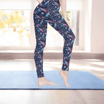 Cosmic Print Leggings Galaxy - Fabric and print detail | Our Phoenix Rise