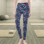 Cosmic Print Leggings Galaxy - Detailed pattern close-up | Our Phoenix Rise