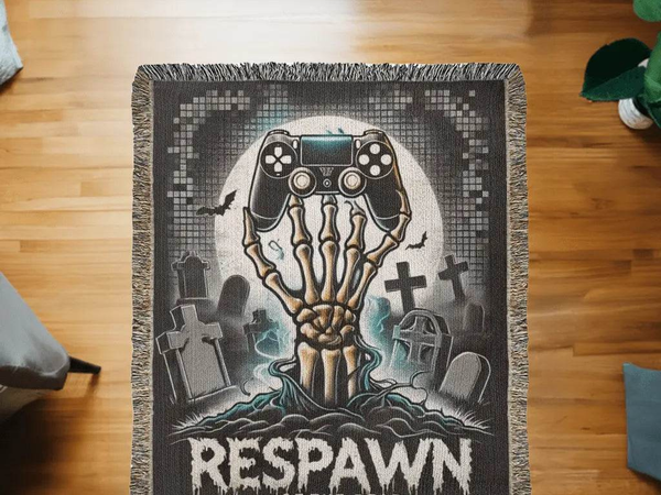 Respawn of the Dead Woven Gamer Blanket - Iron Phoenix GHG