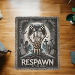 Respawn of the Dead Woven Gamer Blanket Detail 4 | Our Phoenix Rise
