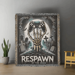 Respawn of the Dead Woven Gamer Blanket Detail 5 | Our Phoenix Rise