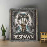 Respawn of the Dead Woven Gamer Blanket - Iron Phoenix GHG
