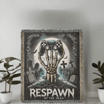 Respawn of the Dead Woven Gamer Blanket Detail 3 | Our Phoenix Rise