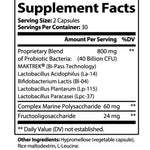 Probiotic 40 Billion with Prebiotics - three capsules on white surface | Our Phoenix Rise