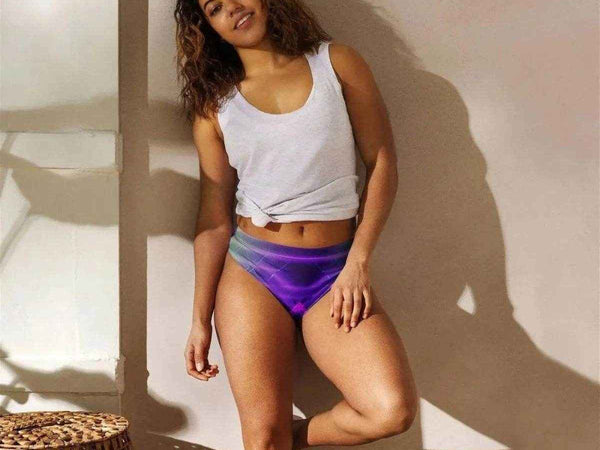 "Electric Grid" Eco-Friendly Bikini Bottom| Iron Phoenix GHG