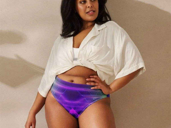 "Electric Grid" Eco-Friendly Bikini Bottom| Iron Phoenix GHG