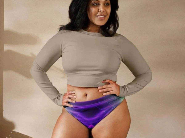 "Electric Grid" Eco-Friendly Bikini Bottom| Iron Phoenix GHG