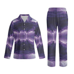 Purple Geometric Pajama Set - Close up of geometric pattern | Our Phoenix Rise