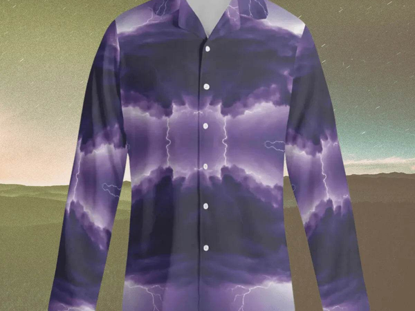 Purple Geometric Pajama Set | Modern Gamer Loungewear - Iron Phoenix GHG