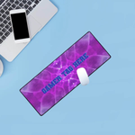 Personalized Purple Gaming Desk Mat - Smooth Gaming Surface | Our Phoenix Rise