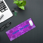 Personalized Purple Gaming Desk Mat - Dynamic Purple Aesthetic | Our Phoenix Rise