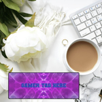 Personalized Purple Gaming Desk Mat - High Performance Gaming Accessory | Our Phoenix Rise
