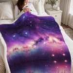 Purple sky Sherpa blanket View 11 | Our Phoenix Rise