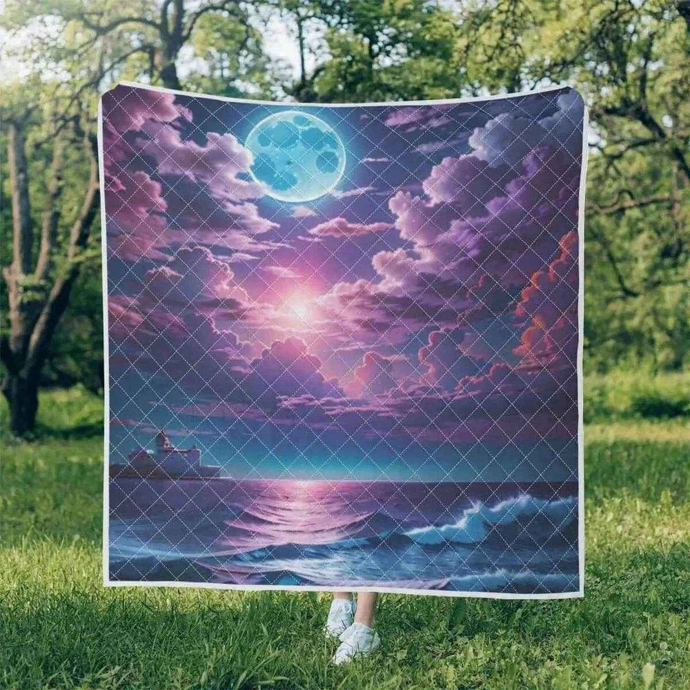 "Purple Sunset" Quilt Set by Shadowseeker | Iron Phoenix GHG