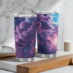 Purple Cloud Sky Tumbler by Shadowseeker Detailed View 5 | Our Phoenix Rise