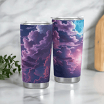 Purple Cloud Sky Tumbler by Shadowseeker Detailed View 8 | Our Phoenix Rise