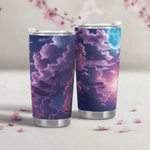 Purple Cloud Sky Tumbler by Shadowseeker Detailed View 3 | Our Phoenix Rise