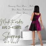Purple Two-Tone Ombre Skater Dress Detailed View 3 | Our Phoenix Rise