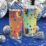 Rainbow Cheer Travel Mug (20oz) Detailed View 3 | Our Phoenix Rise