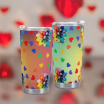 "Rainbow Cheer" Travel Mug (20oz)| Iron Phoenix GHG - Iron Phoenix GHG