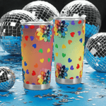 Rainbow Cheer Travel Mug (20oz) Detailed View 4 | Our Phoenix Rise