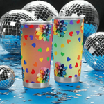 "Rainbow Cheer" Travel Mug (20oz)| Iron Phoenix GHG - Iron Phoenix GHG