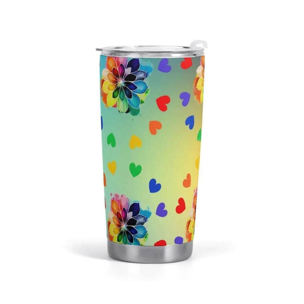 "Rainbow Cheer" Travel Mug (20oz)| Iron Phoenix GHG