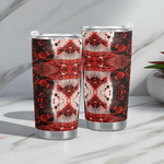 "Red Cell" Abstract Travel Mug (20oz)| Iron Phoenix GHG - Iron Phoenix GHG