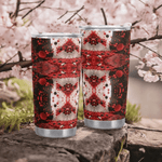 Red Cell Abstract Travel Mug (20oz) Detailed View 12 | Our Phoenix Rise