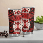 Red Cell Abstract Travel Mug (20oz) Detailed View 3 | Our Phoenix Rise