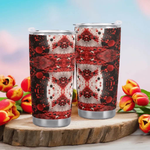 "Red Cell" Abstract Travel Mug (20oz)| Iron Phoenix GHG - Iron Phoenix GHG