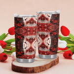 Red Cell Abstract Travel Mug (20oz) Detailed View 7 | Our Phoenix Rise