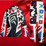 American Valor Patriotic Pajama set Shadowseeker Main Perspective | Our Phoenix Rise