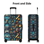 Retro Gaming Pixel Art Luggage Cover - Front and side view | Our Phoenix Rise