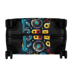Retro Gaming Pixel Art Luggage Cover - Detail of swords and shields | Our Phoenix Rise