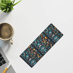 Pixel Art Retro Gaming Desk Mat - close-up of edge and smooth surface | Our Phoenix Rise