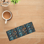 Pixel Art Retro Gaming Desk Mat - flat lay with vivid pixel art design | Our Phoenix Rise