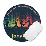 Yoga inspired Round mouse pad Detailed View 3 | Our Phoenix Rise