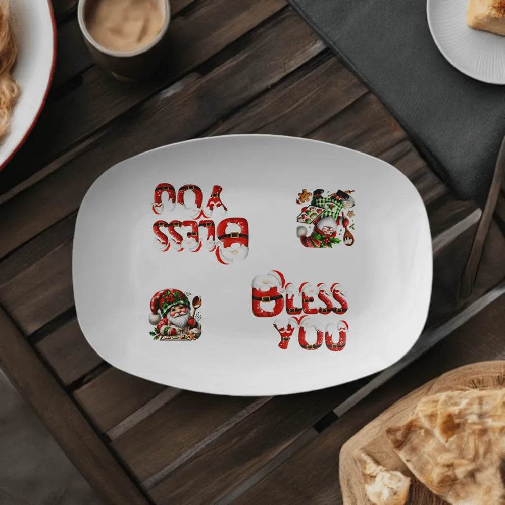 Christmas Santa Platter for Holiday Fun