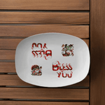Christmas Santa Platter for Holiday Fun Detail 2 | Our Phoenix Rise