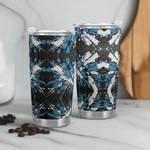 Sapphire Noir Abstract Tumbler Main Perspective | Our Phoenix Rise