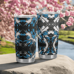 Sapphire Noir Abstract Tumbler Detailed View 11 | Our Phoenix Rise