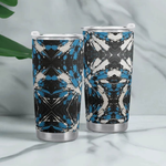 "Sapphire Noir" Abstract Tumbler | Iron Phoenix GHG - Iron Phoenix GHG