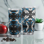 "Sapphire Noir" Abstract Tumbler | Iron Phoenix GHG - Iron Phoenix GHG