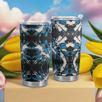 "Sapphire Noir" Abstract Tumbler | Iron Phoenix GHG - Iron Phoenix GHG